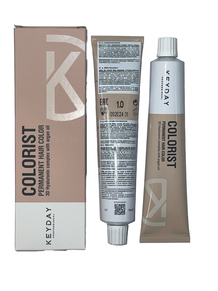 Keyday Colorist Крем-краска 1.0 Чёрный , 100 гр. Keyday Colorist Крем-краска 1.0 Чёрный , 100 гр.